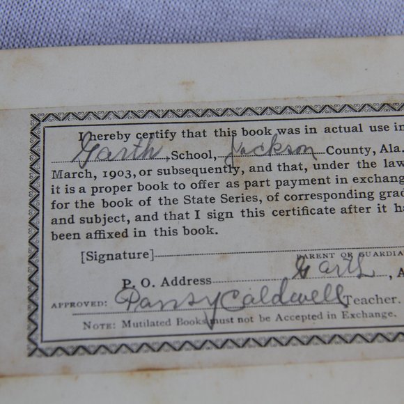1896 Antique Spelling Book and a 1962 Reading Assessment - Picture 9 of 15